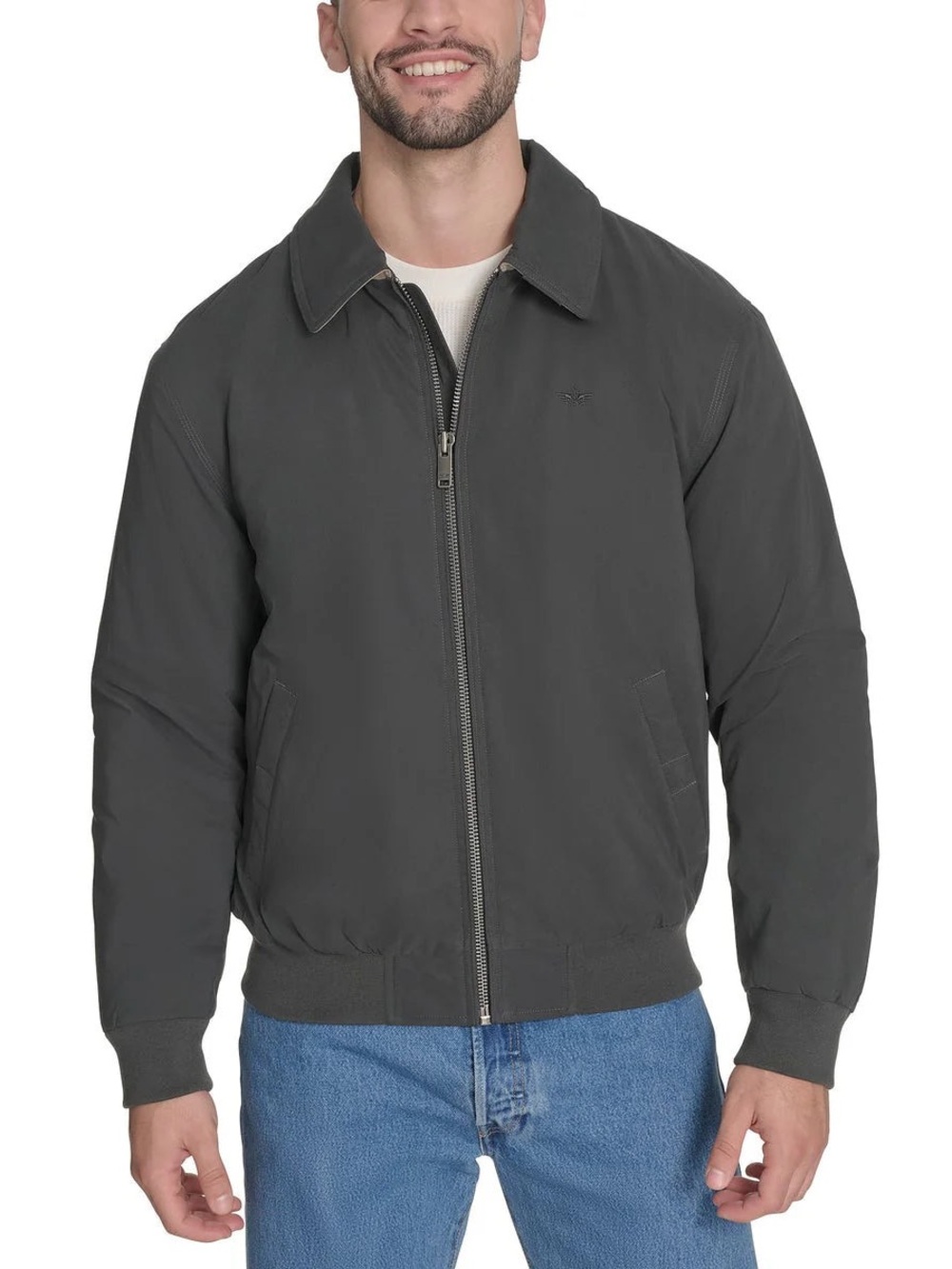 Dockers - Men's Quilted Lining Bomber Jacket